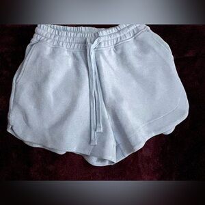 Women's Light Blue Athletic Shorts